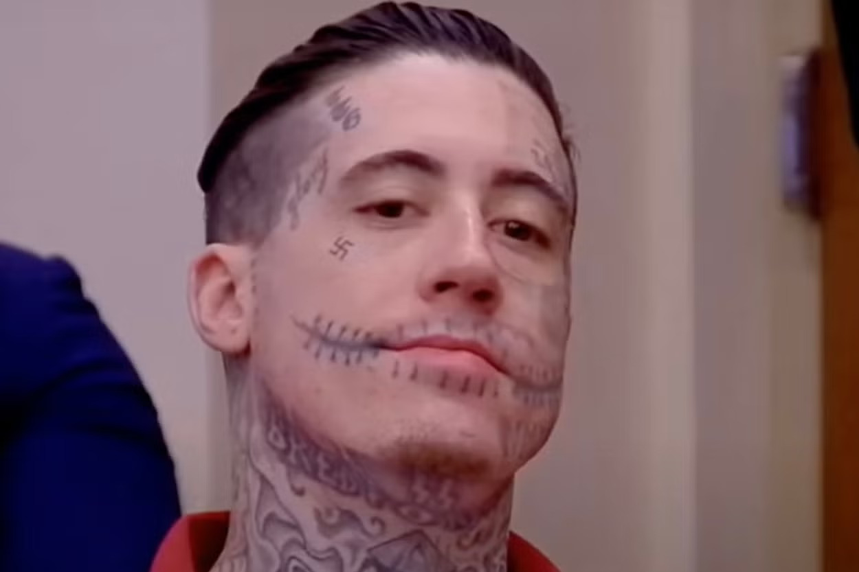 Killer with Nazi face tattoos sentenced to death for murder of two women